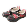 CHSHOER Women's Women's Vintage Distressed Leather Mary Jane Shoes - Comfortable Breathable Casual Flats with Adjustable Velcro Strap, Non-Slip Rubber Sole, Color-Block Toe for Daily Commute & Walking