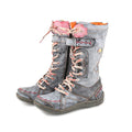 CHSHOER Women's Retro Boots - Stylish, Warm, High-Top & Wear-Resistant