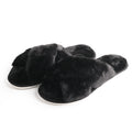 CHSHOER Women's Slippers Fuzzy Warm Comfy Faux Fur Slip-on Fluffy Bedroom House Shoes Memory Foam Suede Cozy Plush Breathable Anti-Slip Indoor