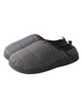 CHSHOER Winter Warm Down Fabric Home Slippers, Waterproof and Non-slip